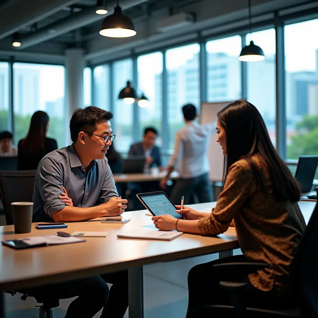 Modern innovation illustration